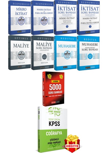 KPSS A Grubu Makro Mikro İktisat - Maliye - Muhasebe Kasb Seti A Grubu 5000 Sb Pegem Akademi Yayıncılık