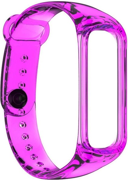 Samsung Galaxy Fit 2 R220 Transparan Şeffaf Silikon Kordon Kayış