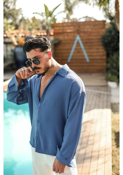 Dokulu Oversize Yazlık Gömlek modelleri