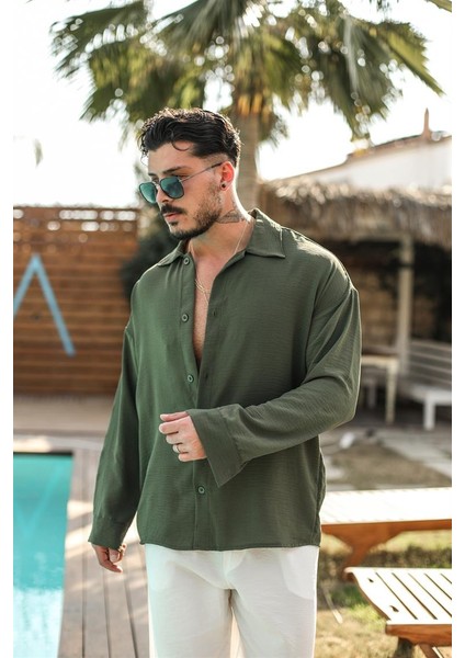 Dokulu Oversize Yazlık Gömlek indirimleri