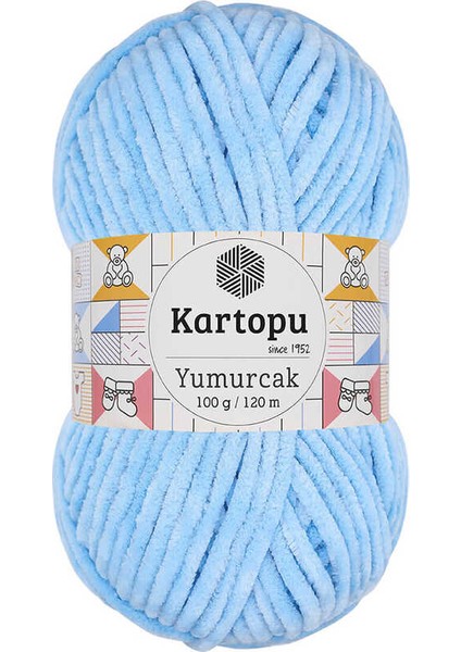 Yumurcak K540 5 Adet Kadife Ip Bebe Mavi