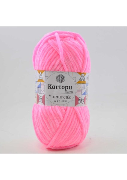 Yumurcak K773 5 Adet Kadife Ip Şeker Pembe