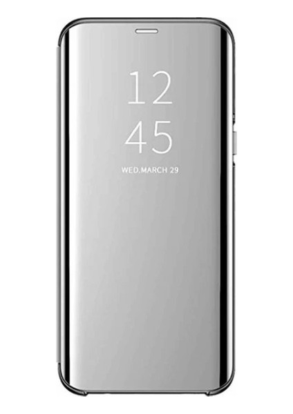 Samsung Galaxy A2 Core Aynalı Kapaklı Standlı Kılıf