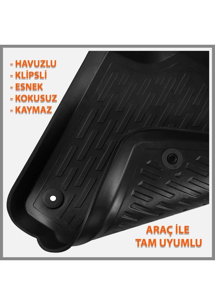 Paspas 3D Havuzlu X-Mat Golf 5 2003-2009