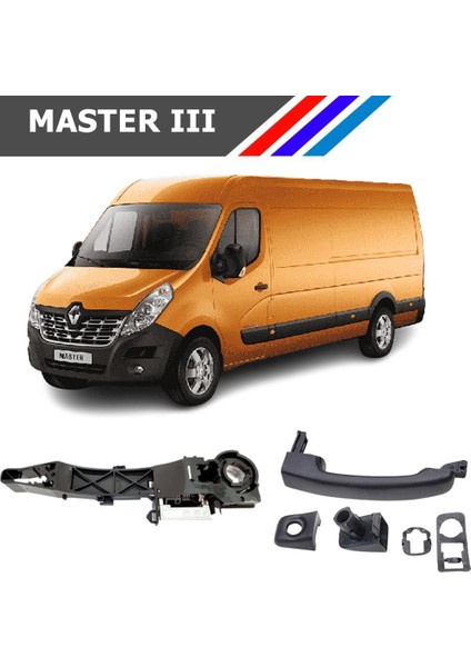 Renault Master Iıı Sağ Sürgülü Kapı Dış Açma Kolu ve Iç Mekanizması Takım 806079208R