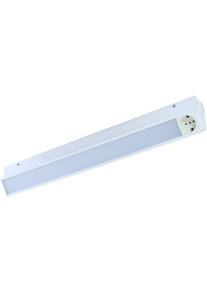 Mutfak Tipi LED Aplik 14W, 61,6 cm Prizli Modern Aplik, 6500K-Beyaz Işık