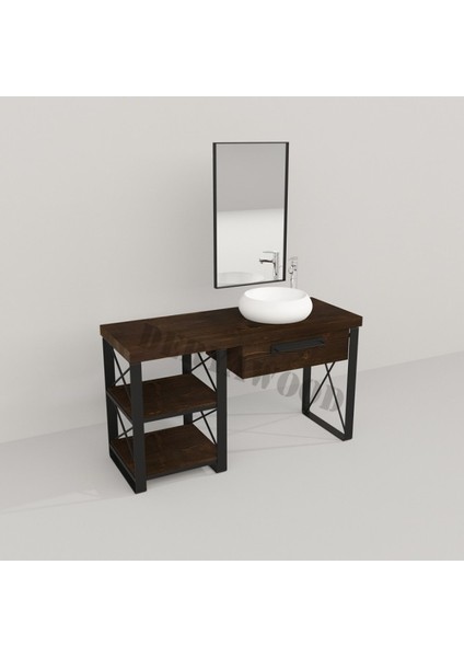 Larix Banyo Dolabı 40*100*76 Ceviz