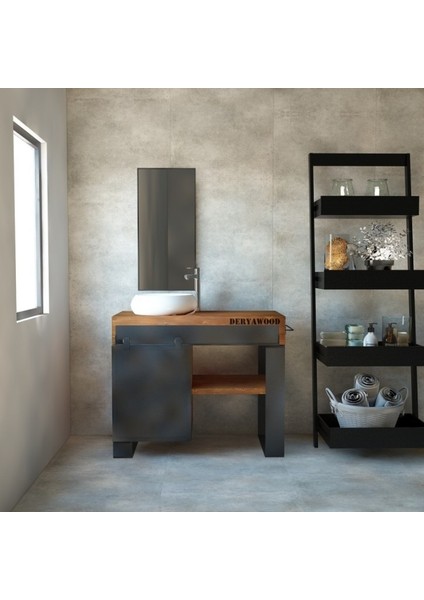 Ordo Ray Kapak Banyo Dolabı 40*140*76 Ceviz Pürüzsüz fiyatları