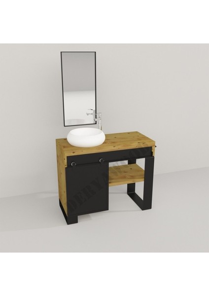 Ordo Ray Kapak Banyo Dolabı 40*140*76 Naturel