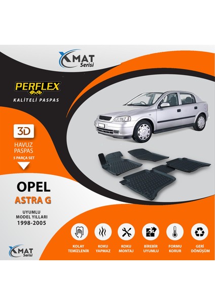 Paspas 3D Havuzlu X-Mat Astra G 1998-2005