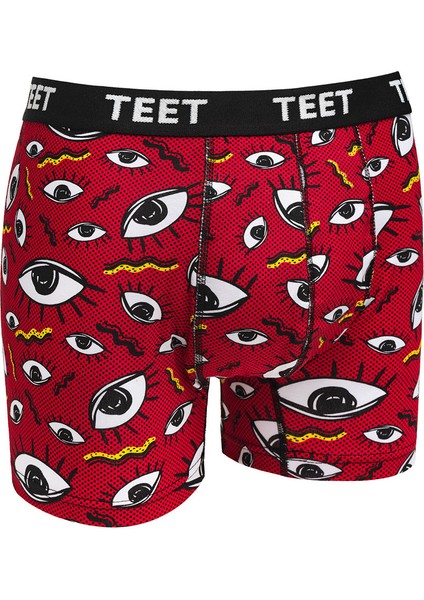 Erkek Boxer Pamuklu Desenli Deluxe 5'li Set