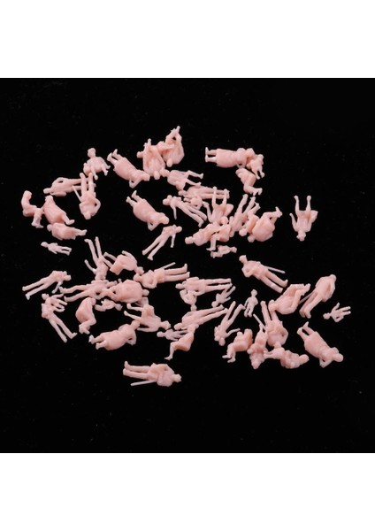 120 Adet 1:87 Ölçek Boyasız Model Tren Demiryolu Insan Figürleri Sandtable Için 15MM (Yurt Dışından)