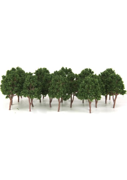 20 Adet Model Ağaçları Tren Demiryolu Bahçesi Ormanı Sahnesi Düzenleri 1: 150 N Gauge (Yurt Dışından)