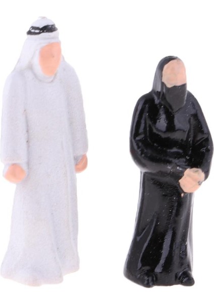 20 Adet Plastik Boyasız 1: 100 Ölçekli Model Figürler Insan (Yurt Dışından)