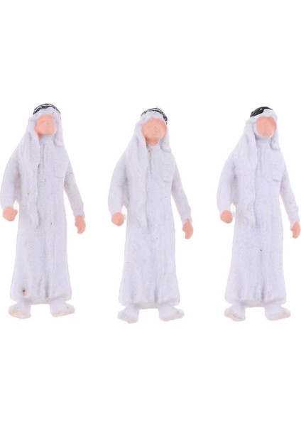20 Adet Plastik Boyasız 1: 100 Ölçekli Model Figürler Insan (Yurt Dışından)