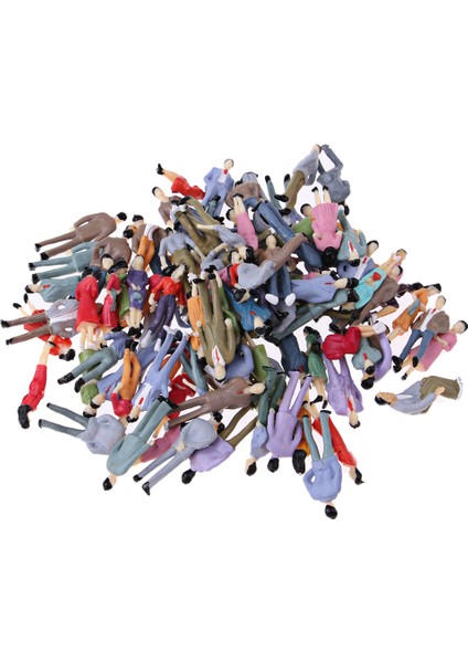 1/50 Ölçekli Ho Düzen Model Tren Insanları Pasger Action Figür Boyalı Sahne (Yurt Dışından)