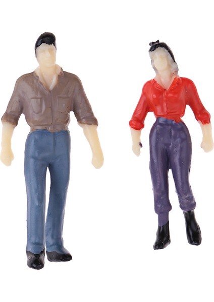 1/50 Ölçekli Ho Düzen Model Tren Insanları Pasger Action Figür Boyalı Sahne (Yurt Dışından)