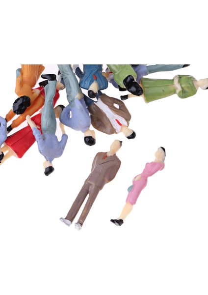 1/50 Ölçekli Ho Düzen Model Tren Insanları Pasger Action Figür Boyalı Sahne (Yurt Dışından)