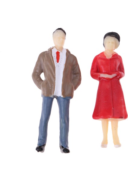 1/50 Ölçekli Ho Düzen Model Tren Insanları Pasger Action Figür Boyalı Sahne (Yurt Dışından)