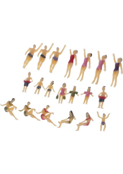 20 Parça 1: 100 Kişi Model Figürleri Oyuncaklar Modeli Yapım H0 0 Gösterge (Yurt Dışından) modelleri