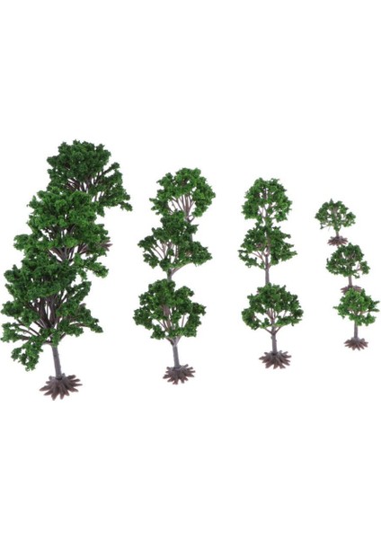 12 Adet Model Şeftali Ağacı Baskı 1: 100-1: 300 Ölçekli Diorama Park Bahçesi (Yurt Dışından) indirimleri