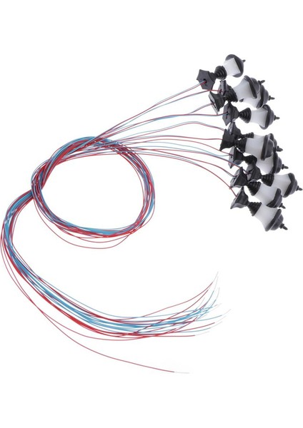 10 Parça 1: 100 Model Demiryolu Tren Lambası Sokak Lambaları Ho Ölçek LED (Yurt Dışından)