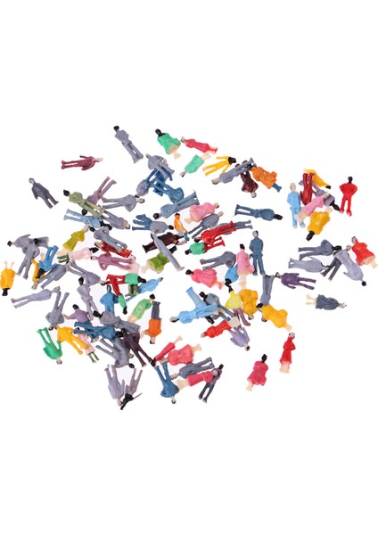 Park Caddesi Düzeni Için 1/150 Boyalı Polt People Yolcusy Fıgrus Modeller (Yurt Dışından)