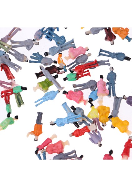 Park Caddesi Düzeni Için 1/150 Boyalı Polt People Yolcusy Fıgrus Modeller (Yurt Dışından) modelleri