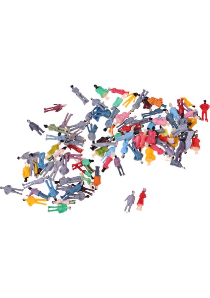 Park Caddesi Düzeni Için 1/150 Boyalı Polt People Yolcusy Fıgrus Modeller (Yurt Dışından) indirimleri