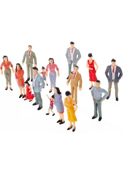 100 Model Demiryolu Tren Diorama Manzara Figürü Insanlar Asosorted Pose N Ölçeği (Yurt Dışından)