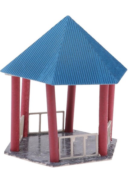 Park Peyzaj Hobisi Için Antik Altıgen Pavyon Modeli Tarihi Bina (Yurt Dışından)