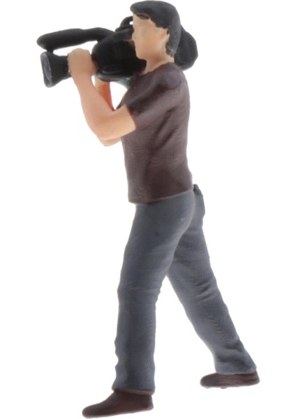 Mini 1:87 Boyalı Paparazzi Fotoğrafçısı Insanlar Bulma Düzenini Eğitmek (Yurt Dışından) fiyatları