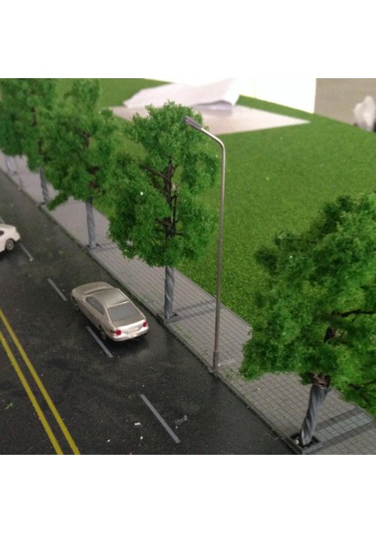 10 Adet/pack Model Demiryolu Lampost Lambaları Ho Oo Ölçekli LED 1: 100 Için Sokak Işıkları (Yurt Dışından) fiyatları