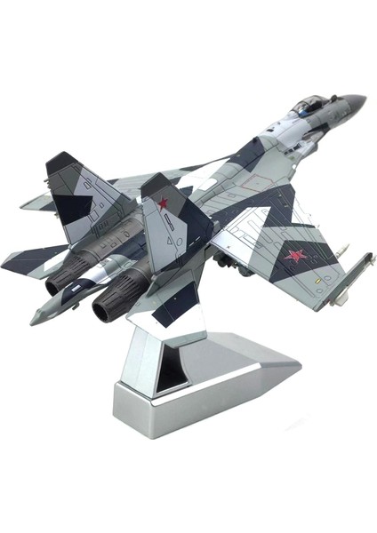 1/100 Ölçekli Su-35 Stand Minyatür Boyutunda Döküm 22X14.5CM (Yurt Dışından)
