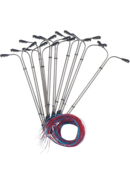 10X Model Demiryolu Lampost Lambaları Sokak LED Işıkları Ho Oo N Z Ölçek 1: 150 (Yurt Dışından)