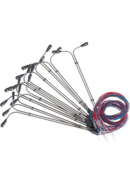 10X Model Demiryolu Lampost Lambaları Sokak LED Işıkları Ho Oo N Z Ölçek 1: 150 (Yurt Dışından) fiyatları