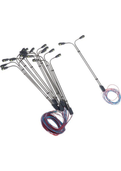 10X Model Demiryolu Lampost Lambaları Sokak LED Işıkları Ho Oo N Z Ölçek 1: 150 (Yurt Dışından) fırsatları