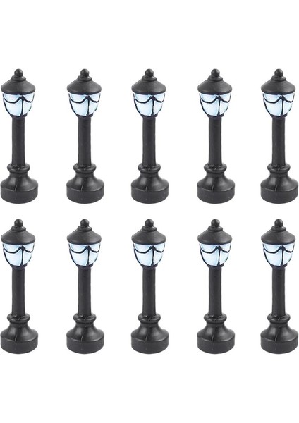 10 Adet Reçine Sokak Lambaları Modeli Bina Tek Kafa LED Işıklar Lambalar Direk (Yurt Dışından)