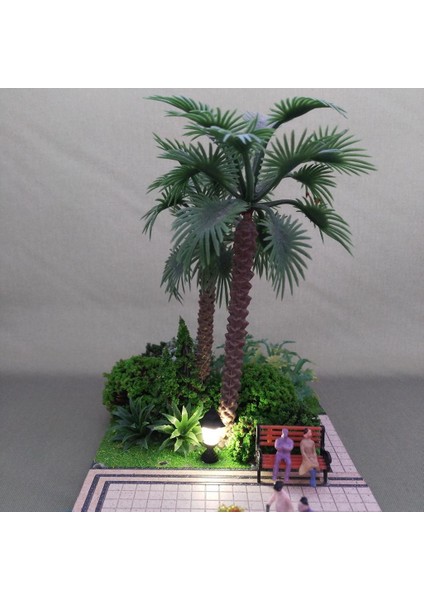 10X Kablolu LED Sokak Lambası 1: Tren Demiryolu # 1 Için 100 Gauge H0 (Yurt Dışından)