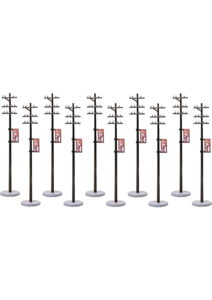 10X 1/87 Model Tren Sokağı Peyzaj Düzeni Ho 9.3cm Için (Yurt Dışından)