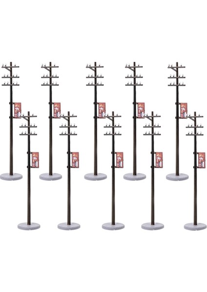 10X 1/87 Model Tren Sokağı Peyzaj Düzeni Ho 9.3cm Için (Yurt Dışından) modelleri
