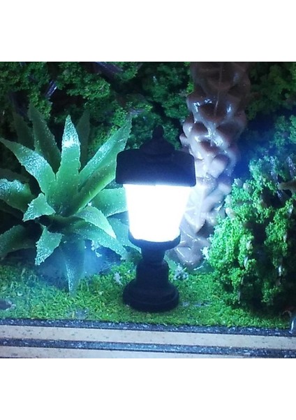 10 Adet 1: 100 Ölçekli LED Sokak Lambaları Kum Masa Modeli Yapı Dekoru 1.9 cm (Yurt Dışından)