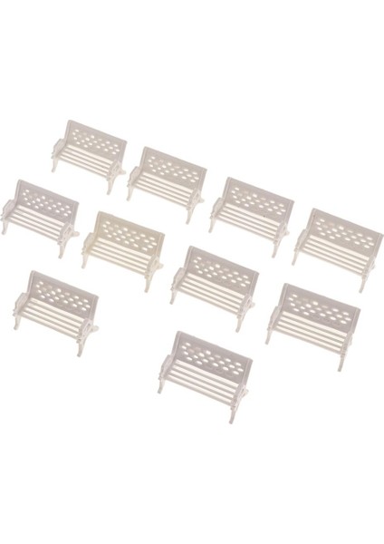 10 Parça 1:50 O Ölçek Park Ench Model Mikro Peyzaj Dekoratifleri Için Minyatür B (Yurt Dışından)