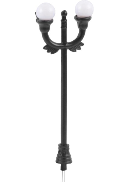 10 Adet 7cm Model Avlu Işık Kablolu LED Sokak Lambaları Lampost (Yurt Dışından) fiyatları