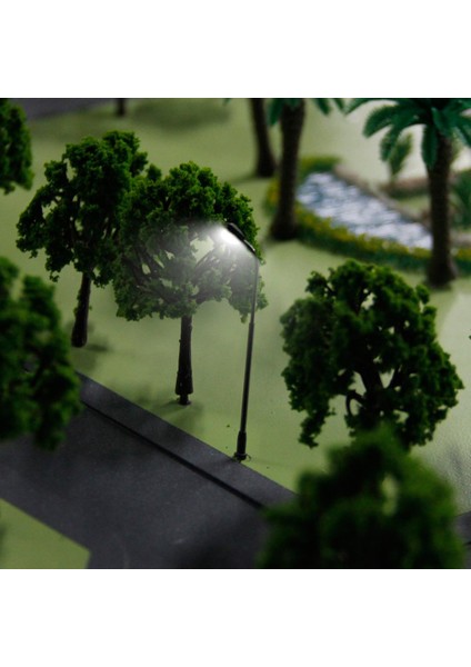 10 Lot 1: 200 Tren Diorama Aksesuarları Için Model Sokak Lambası Yard Işıkları (Yurt Dışından) modelleri