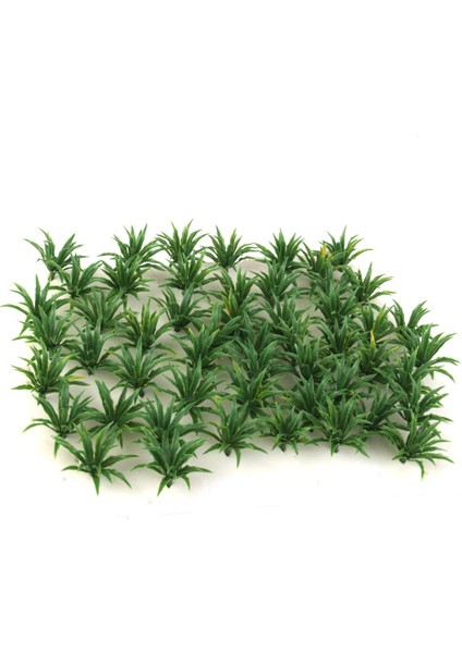 50 Adet Yeşil Manzara Peyzaj Modeli Kılıç Çim Düzeni Ho Oo Ölçeği 2.5cm (Yurt Dışından)