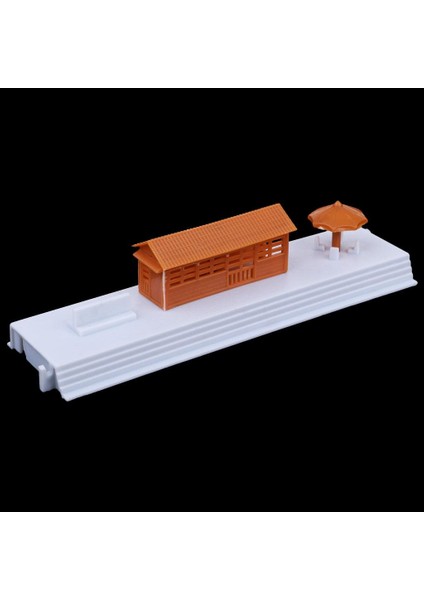 Bekleme Odası - Model Tren Manzarası Sayfaları Ho Ölçekli Demiryolu Binası Diorama (Yurt Dışından)