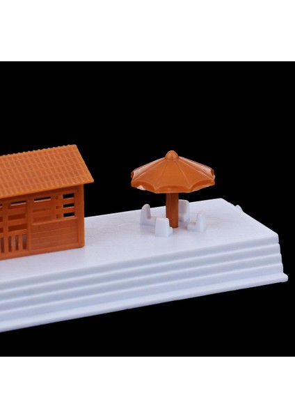 Bekleme Odası - Model Tren Manzarası Sayfaları Ho Ölçekli Demiryolu Binası Diorama (Yurt Dışından)