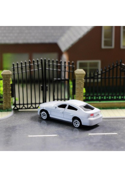 10 Adet Ho Ölçekli Model Mini Araba 1:87 Bina Tren Manzarası Mimarlık Modeli (Yurt Dışından)