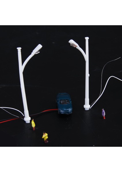 10 Paket Kafa Işık Treni Manzarası N Ölçek 1/150 Diorama Düzeni Için Model Araba (Yurt Dışından)